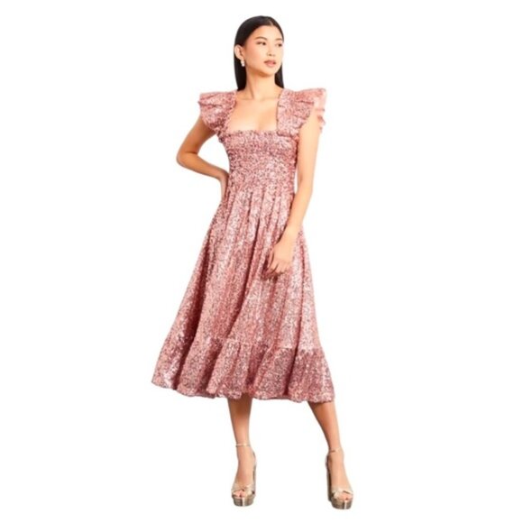 Hill House Dresses & Skirts - Hill house Collector's Edition Blush sequin Ellie size small